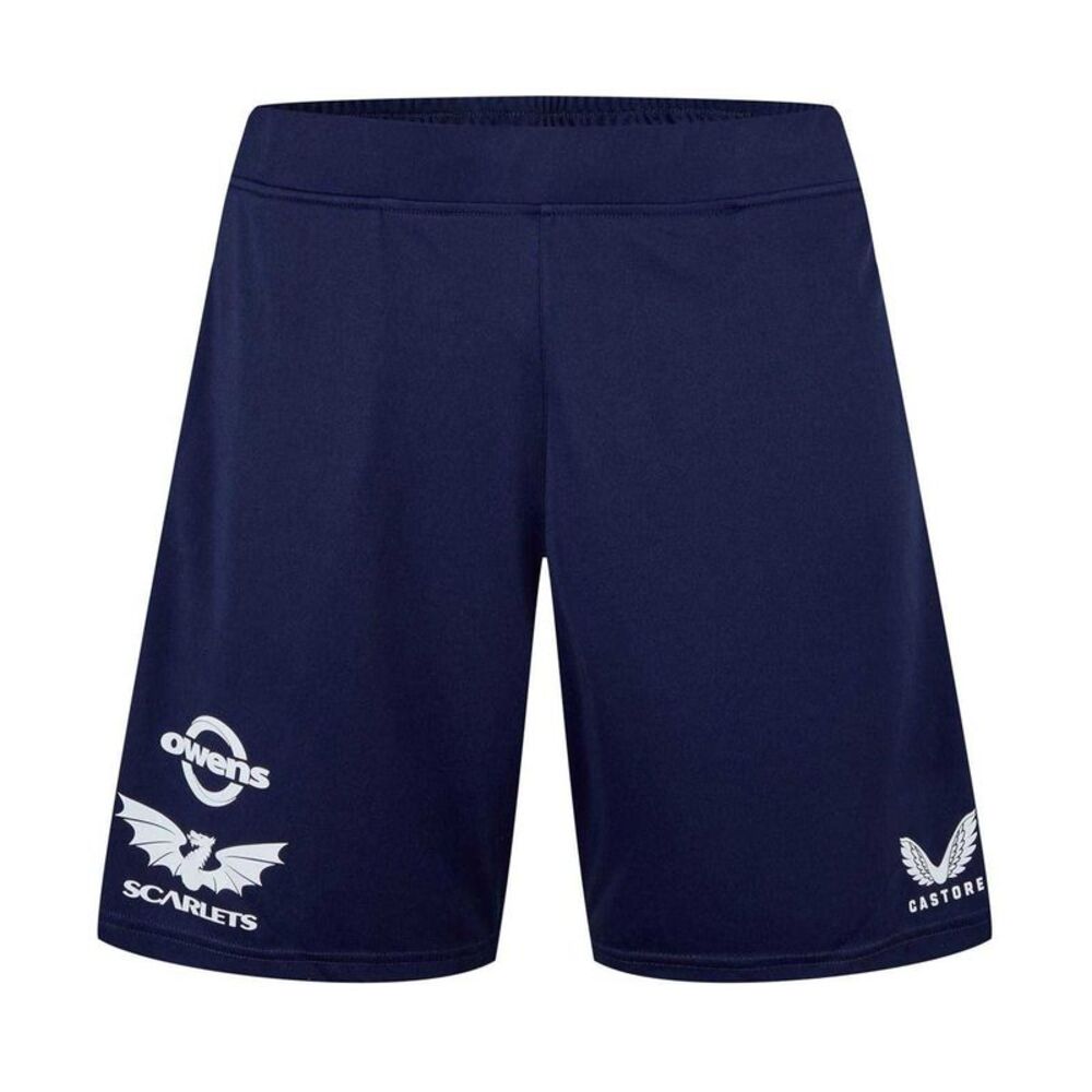 Castore Unisex Adult Scarlets Rugby Shorts / Blue